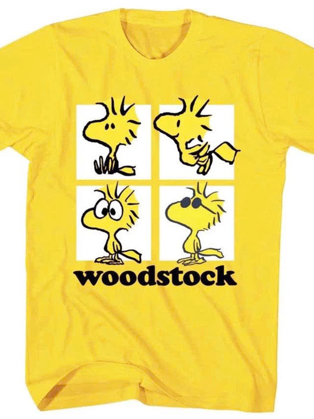 Yellow Woodstock Graphic Tee - Short Sleeve